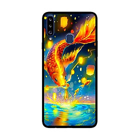 Ốp Lưng Dành Cho Samsung Galaxy A20s mẫu Cá Chép Vàng̣ - Hàng Chính Hãng