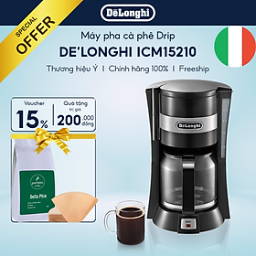 [Hàng chính hãng] Máy pha cà phê Drip DeLonghi ICM15210.1
