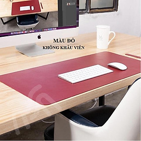 Lót Chuột Mouse Pad, Thảm Da Lót Bàn Làm Việc Cỡ Lớn Chống Thấm Nước Nhiều Màu