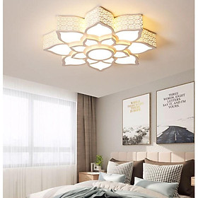 Mua Đèn trần D650mm với 3 chế độ ánh sáng hiện đại trang trí nội thất sang trọng - kèm điều khiển từ xa - (44).