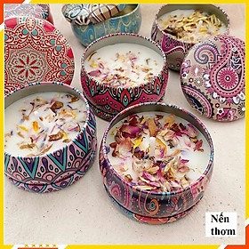 Mua Nến Thơm  Combo 4 Hũ 4 Mùi Khác Nhau  Nến Thơm Phòng Tinh Dầu Thiên Nhiên Phong Cách Hoa Khô Thảo Mộc