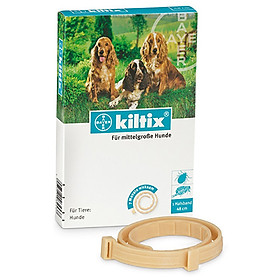 Vòng chống ve ghẻ bọ chét rận tai cho chó lớn - Bayer Kiltix