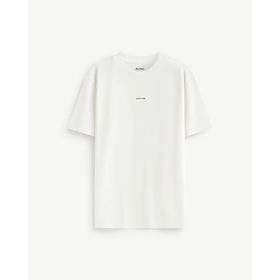 Áo thun tay ngắn nam có in chữ nổi trước ngực áo Form Regular ROUTINE 10F25TSS030