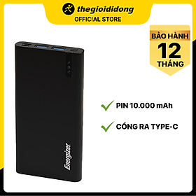 Mua Pin sạc dự phòng Polymer 10.000 mAh Type C PD QC3.0 Energizer UE10047PQ - Hàng chính hãng