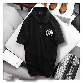 Áo thun polo có cổ in logo big size nam