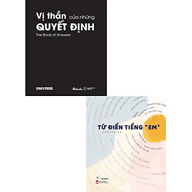 Combo Vị Thần Của Những Quyết Định (Bìa Đen) + Từ Điển Tiếng "Em" (Bộ 2 Cuốn) - AZ