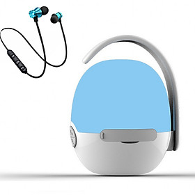 Mua Loa nghe nhạc mini siêu trầm hình quả trứng hỗ trợ bluetooth  thẻ nhớ  kết nối đàm thoại + Tai nghe nhét tai bluetooth XT-11 ( màu ngẫu nhiên )
