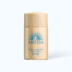 Sữa Chống Nắng ANESSA Perfect UV Sunscreen Skincare Milk Dưỡng Da Kiềm Dầu SPF50+/ PA++++ (Chai 20ml)