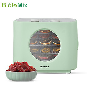 Máy sấy thực phẩm và trái cây BioloMix BFD0108, công suất 300W, 5 khay sấy