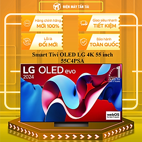 Smart Tivi OLED LG 4K 55 inch OLED55C4PSA Mới 2024 - Hàng chính hãng - Giao HCM và 1 số tỉnh thành