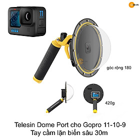 Mua Telesin Dome Port Gopro 11-10-9 Tay cầm lặn biển sâu 30m