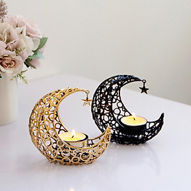 Mua Charm ngôi sao - khay để nến trang trí hình trăng lưỡi lềm sang trọng  lãng mạn