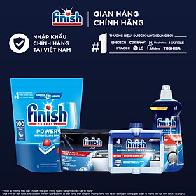 Combo Finish toàn diện 1: Everyday Shine & Clean + Nước Làm Bóng Finish 500ml + Muối Rửa Chén Finish Salt túi 1kg + Dung dịch vệ sinh máy