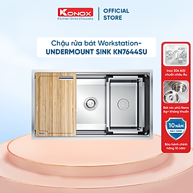 Mua Chậu rửa bát inox KONOX Workstation Sink – Undermount Sink KN7644SU