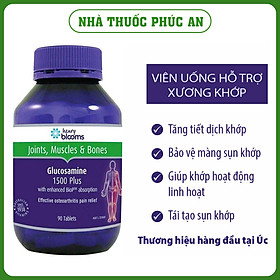 Viên uống hỗ trợ xương khớp Glucosamine 1500 Plus Henry Blooms 30 - 90 viên