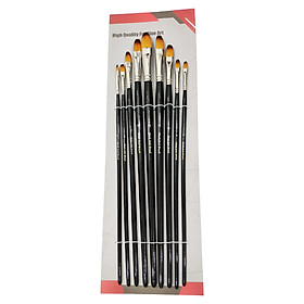 Bộ 9 Cọ Vẽ Màu Nước Cán Dài B045