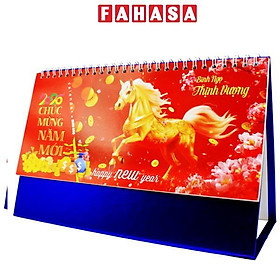 Lịch Để Bàn Chữ A - Bính Ngọ Thịnh Vượng - NST 82A