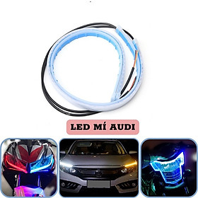 Bộ 2 dây led trang trí xe máy ô tô hiệu ứng audi xinhan + demi cực đẹp