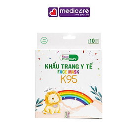 Khẩu trang y tế MEDiCARE PHARMACY K95 Kid 10 cái 1 hộp