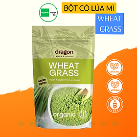 Bột cỏ lúa mì hữu cơ 200gr - Dragon Superfoods