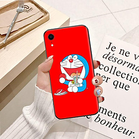 Ốp lưng điện thoại Iphone XR viền silicon dẻo TPU  hình Doremon Vui Nhộn