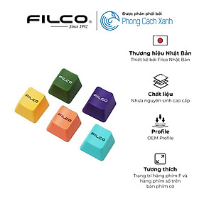 Bộ Keycap Logo Filco (5 màu) - Hàng chính hãng