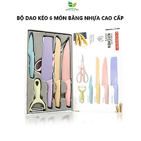 Bộ Dao Kéo Lúa Mạch Cao Cấp 6 Chi Tiết