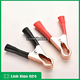 Kẹp Bình Ắc Quy To 8cm ( 1 Đỏ - 1 Đen )