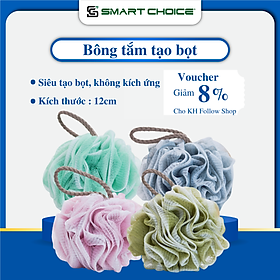 Mua Bông Tắm Tạo Bọt Siêu Mềm Không Gây Kích Ứng Da SMARTCHOICE  Bông Tắm Lưới Tròn Tẩy Tế Bào Chết Chất Liệu PE Cao Cấp  Có Dây Treo Tiện Lợi