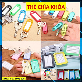 Combo 100 Móc khóa name tag Thẻ ghi nhớ chìa khóa tag name viết tên đánh dấu key tag Thẻ chìa khóa Móc chìa khóa ddcg