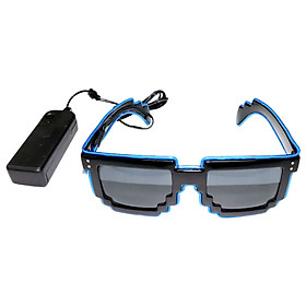 Led Glasses 10 Colors Optional Light Up El Wire Neon Rave Glasses Twinkle Glowing Party Club Holiday Bar Decorative