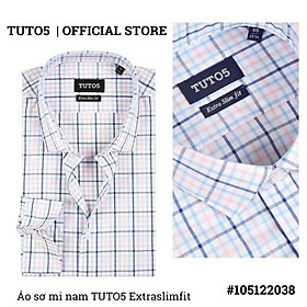 Áo sơ mi dài tay nam TUTO5 sơ mi công sở họa tiết sọc kẻ caro Extra Slim fit Shirt cotton chống nhăn cao cấp phong cách trẻ trung, nam tính