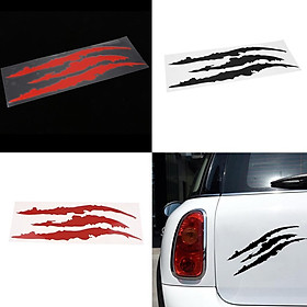Monster Sticker Scratch Stripe Claw Marks Car Bike Auto Vinyl Sticker Decals