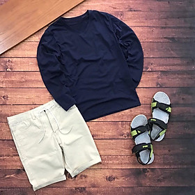 Áo thun nam cao cấpcổ tim tay dài dáng body chất cotton đẹp nhiều màu thời trang