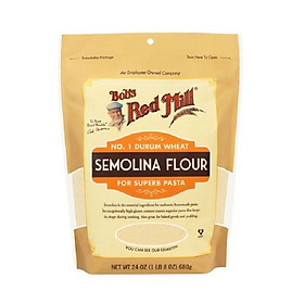 Bột mì semolina (non-GMO) 680gr Whole Semolina Flour - Bob's Red Mill 