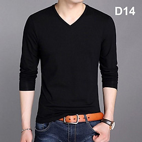 Mua Áo thun nam cổ tim dài tay đẹp nhiều màu đủ size ( có size lớn cho người 100 kg