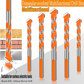 5Pcs 6/8/10/12mm Triangular-overlord Handle Multifunctional Drill Bits 2019