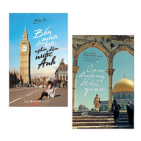 Combo Bốn Mùa Chân Bước, Nghìn Dặm Nước Anh + Con Đường Hồi Giáo (Tái Bản) - Tặng Bookmark Happy Life