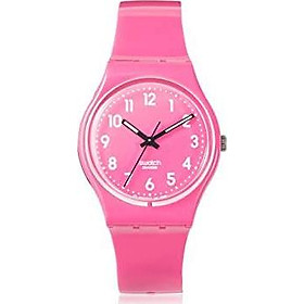 Swatch Originals Dragon Fruit Soft Pink Dial Silicone Strap Unisex Watch GP128K