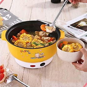 Nồi lẩu điện mini 26cm, nồi lẩu đa năng cao cấp, nồi lẩu giá rẻ