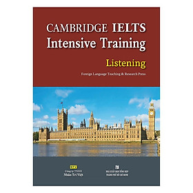 Sách - Cambridge Ielts Intensive Training Listening (Kèm 1 Đĩa Mp3)