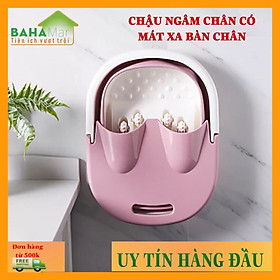 XÔ GẤP 2 TRONG 1 VỪA NGÂM CHÂN VỪA MATXA CHÂN 