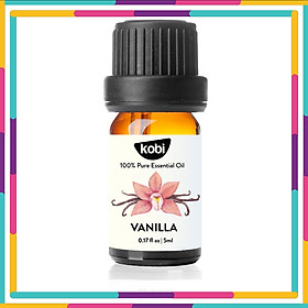 Tinh dầu Vani Kobi Vanilla essential oil giúp tăng chất lượng phòng the, hỗ trợ giải độc, chống trầm cảm hiệu quả -5ml