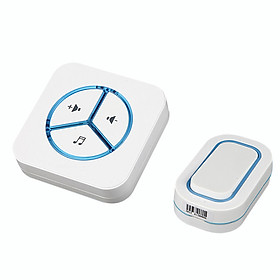 Chuông cửa báo khách 48 kiểu chuông, chống nước IP44 ( Tặng kèm 01 móc khóa tô vít vặn kính ba chức năng )