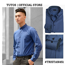 Áo sơ mi dài tay nam TUTO5 sơ mi công sở họa tiết sọc kẻ Slim fit Shirt cotton chống nhăn cao cấp phong cách trẻ trung, nam tính - TRISTAN451