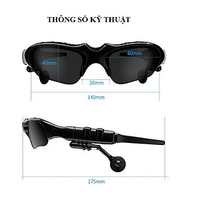 Mua Tai nghe thời trang kính mắt Glasses - Sử dụng thấu kính phân cực rõ nét  chống tia UV  chống chói hiệu quả