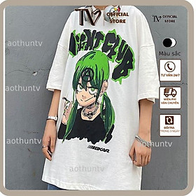 Áo thun nữ TVSTORE áo phông tay lỡ form rộng oversize anime hoạt hình NIGHT CLUB M507 DH