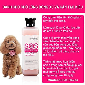 SỮA TẮM DƯỠNG LÔNG & GIỮ MÀU LÔNG CHO CHÓ MÈO - SOS