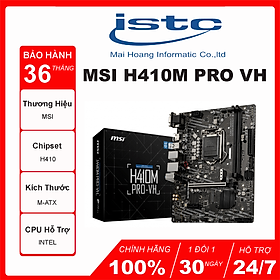 Mua Mainboard MSI H410M PRO-VH socket 1200 for Intel Gen 10th hàng chính hãng