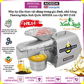 Mua Máy ép dầu thực vật Nóng và Lạnh dùng trong gia đình hoặc nhà hàng thương hiệu Anh Quốc AOSIDA WF-J168 - Hàng Nhập Khẩu